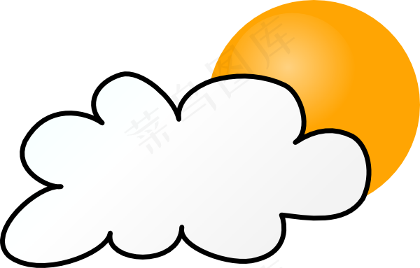 多云的天气剪贴画