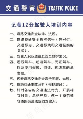 记满12分驾驶人