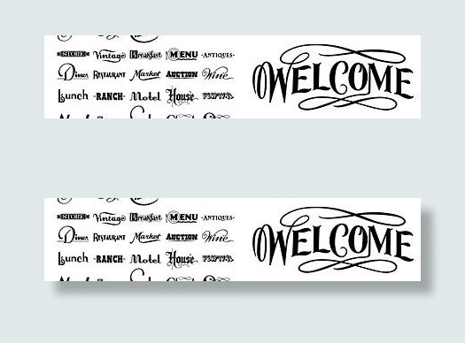 美丽的常见的英文字体设计矢量素材