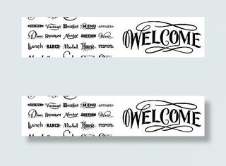 美丽的常见的英文字体设计矢量素材