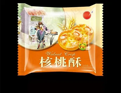 核桃酥包装（展开图）图片