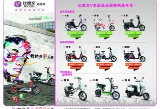 比德文电动车图片