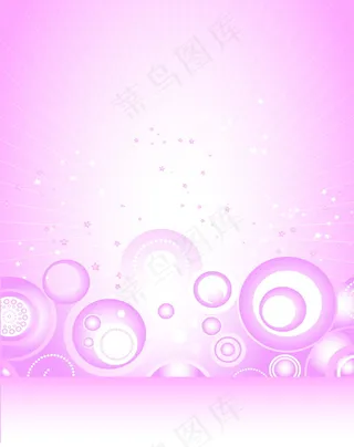 光芒四射圆环时尚花纹粉色浪漫移门图