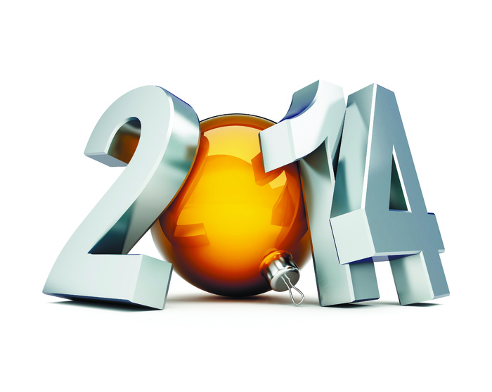 2014金属字与圣诞球