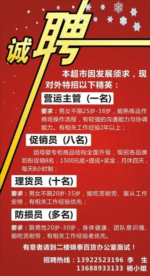 诚聘 招聘图片