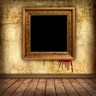 怀旧相框墙壁图片