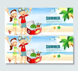 夏天风景素材图片