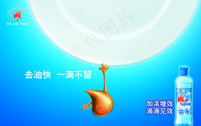 雕牌洗洁精广告PSD分层模板