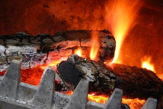 温馨的家的壁炉