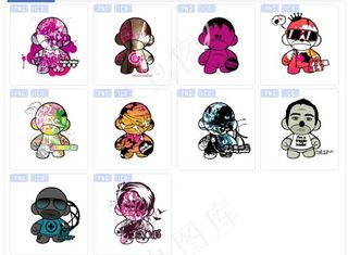 芒尼卡通人物图标下载