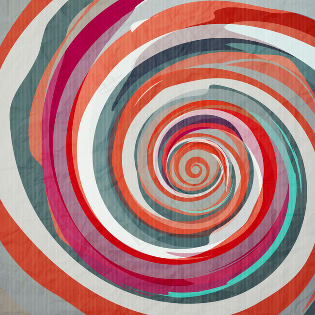 水彩螺旋纹背景矢量素材