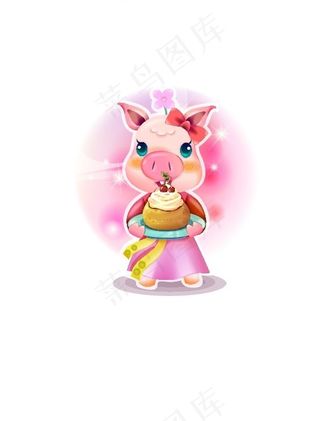 2007最新韩国新春情侣猪矢量图2...