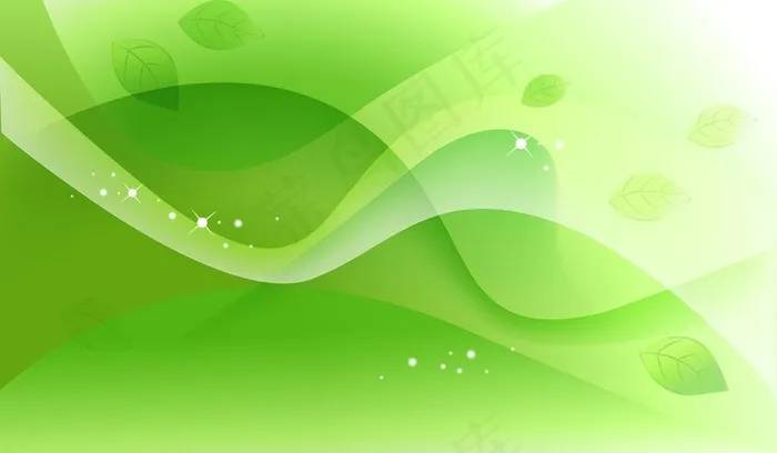 绿色背景图片ai矢量模版下载