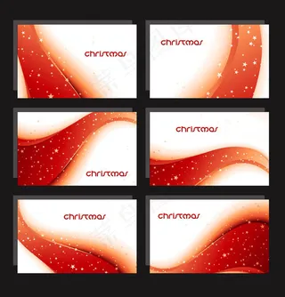 橙色星星名片卡片模版矢量素材