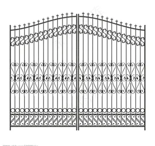 高清欧式铁艺门图片