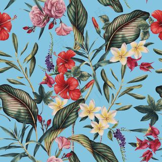 植物花卉背景图案