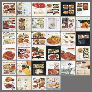 时尚菜谱菜单设计矢量素材 时尚菜谱菜单设计矢量素材