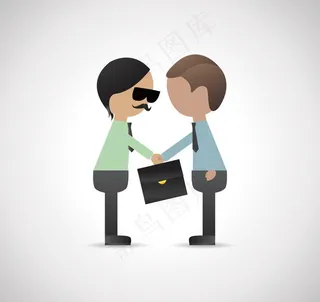 卡通职场人物图片