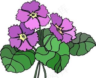 花朵 花草 鲜花 矢量 EPS格式...