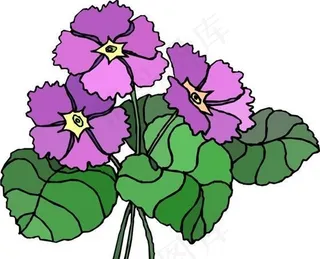 花朵 花草 鲜花 矢量 EPS格式...