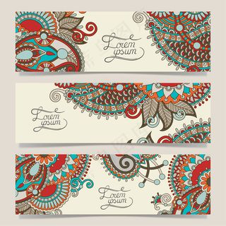 精美民族花纹设计素材