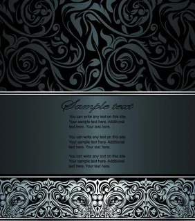 欧式花纹背景图片