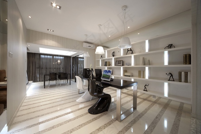 书房装修设计效果图