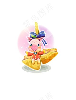 2007最新韩国新春情侣猪矢量图0...