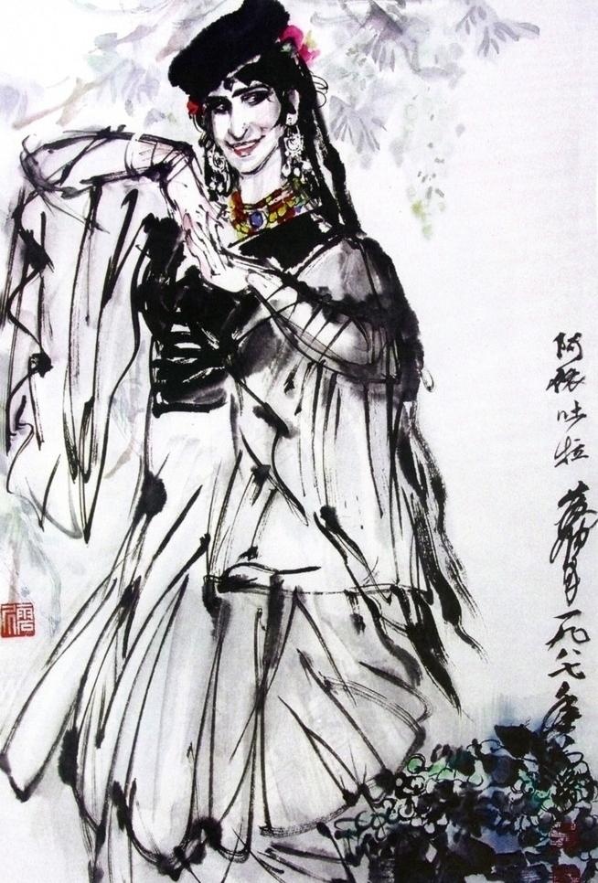 黄胄作品图片