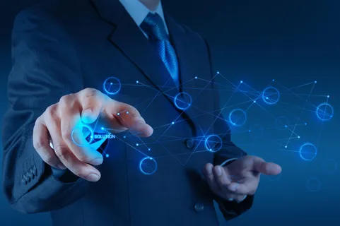 创意科技手指触屏图片