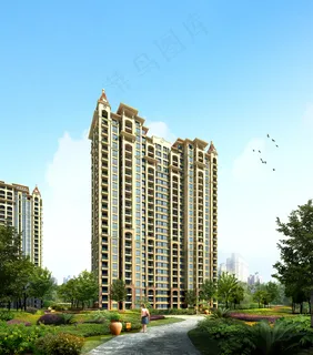 楼单体透视图片 楼单体透视图片