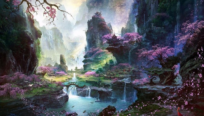 动漫风景图片