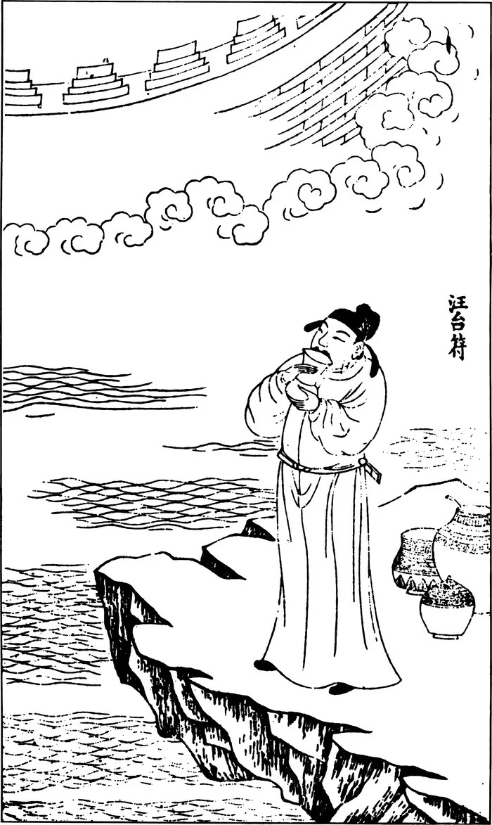 中国风古人物线稿插画素材142ai矢量模版下载