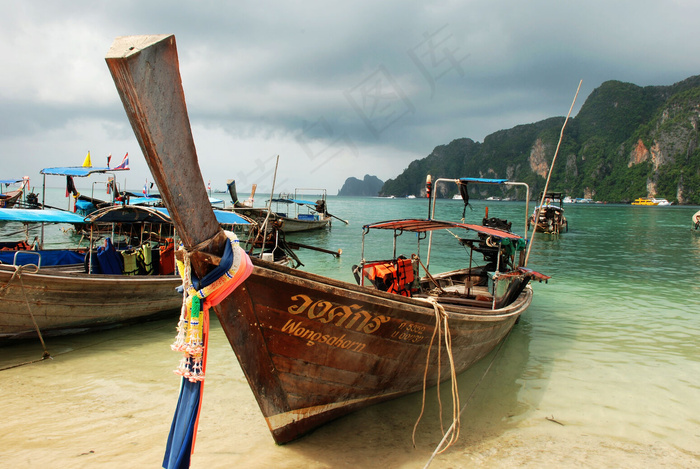 泰国长尾船图片