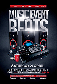Music Event Flyer Template