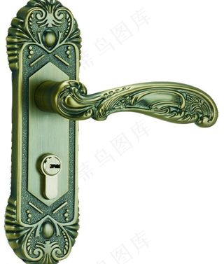 欧式门锁图片