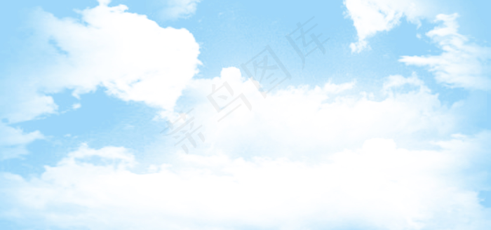被云朵拥护的天空(1920*900px 	       )psd模版下载