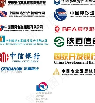 银行标志矢量素材2