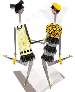 2款时尚女装设计图