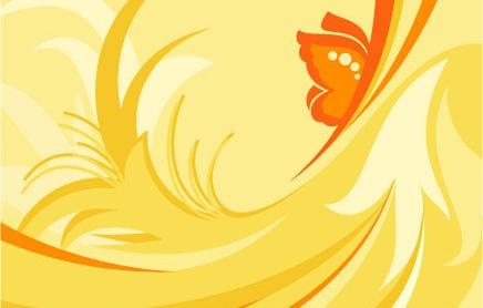 精美时尚植物花纹背景矢量素材023