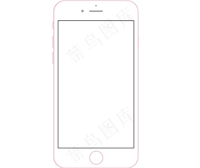 iPhone6s苹果6s手机矢量图...