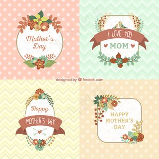 母亲节的花卡