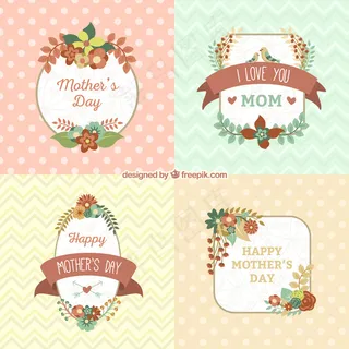 母亲节的花卡