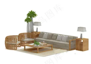 家具组合素材模板下载