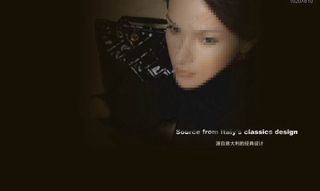 黑底服装网站动画