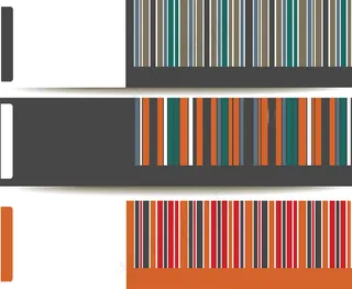 时尚简约条纹卡片图片