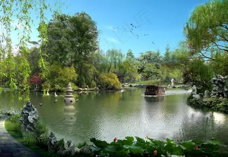 古建效果图图片 古建效果图图片