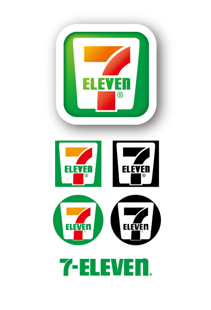 便利商店7ELEVEN logo圖...ai矢量模版下载