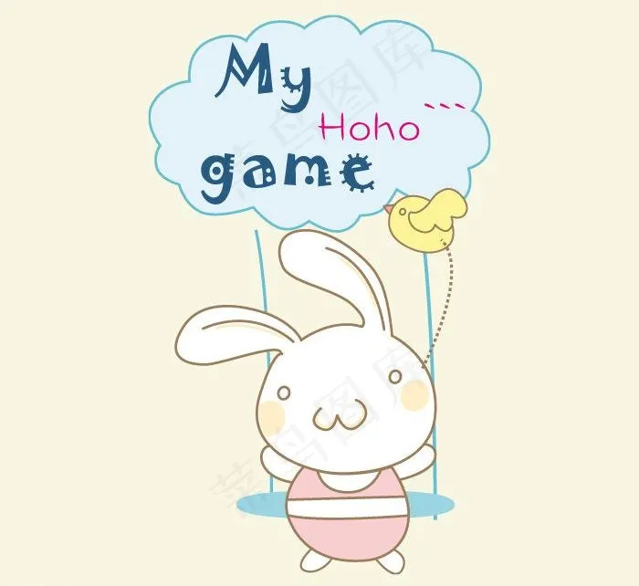 可爱卡通图片ai矢量模版下载