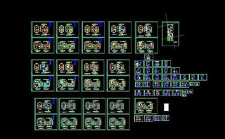 别墅装饰施工图全套